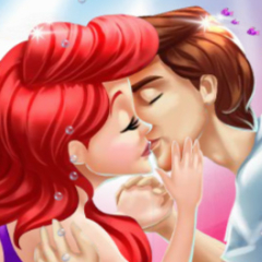 Jogo Ariel and Prince Underwater Kissing