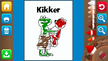 Coloring Kikker - screenshot 1