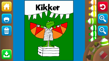 Coloring Kikker - screenshot 2