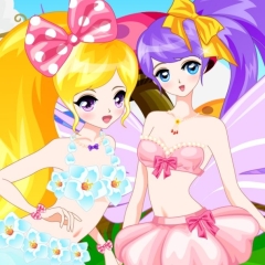 Jogo Cute Fairies Dress Up