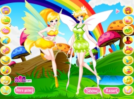 Cute Fairies Dress Up - screenshot 1