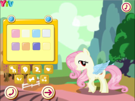 Fluttershy Pony Dress Up - screenshot 2