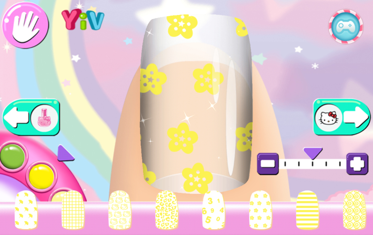 Hello Kitty Nail Salon em Jogos na Internet