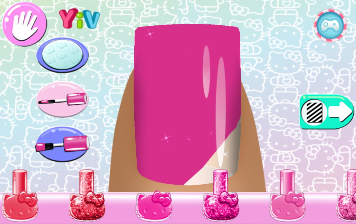 HELLO KITTY NAIL SALON jogo online gratuito em