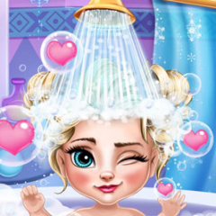 Jogo Ice Queen Baby Bath
