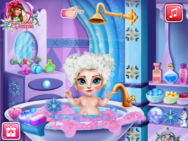 Ice Queen Baby Bath - screenshot 1