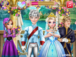 Ice Queen Wedding Kiss - screenshot 1