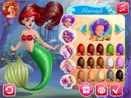 Download do APK de Jogo de maquiagem da princesa sereia e vestir