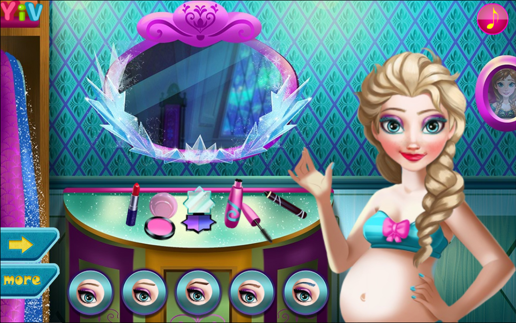 Jogo Elsa Mommy Makeover no Jogos 360