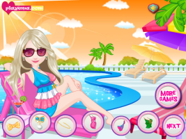 Princess Pool Party Fashion - screenshot 2
