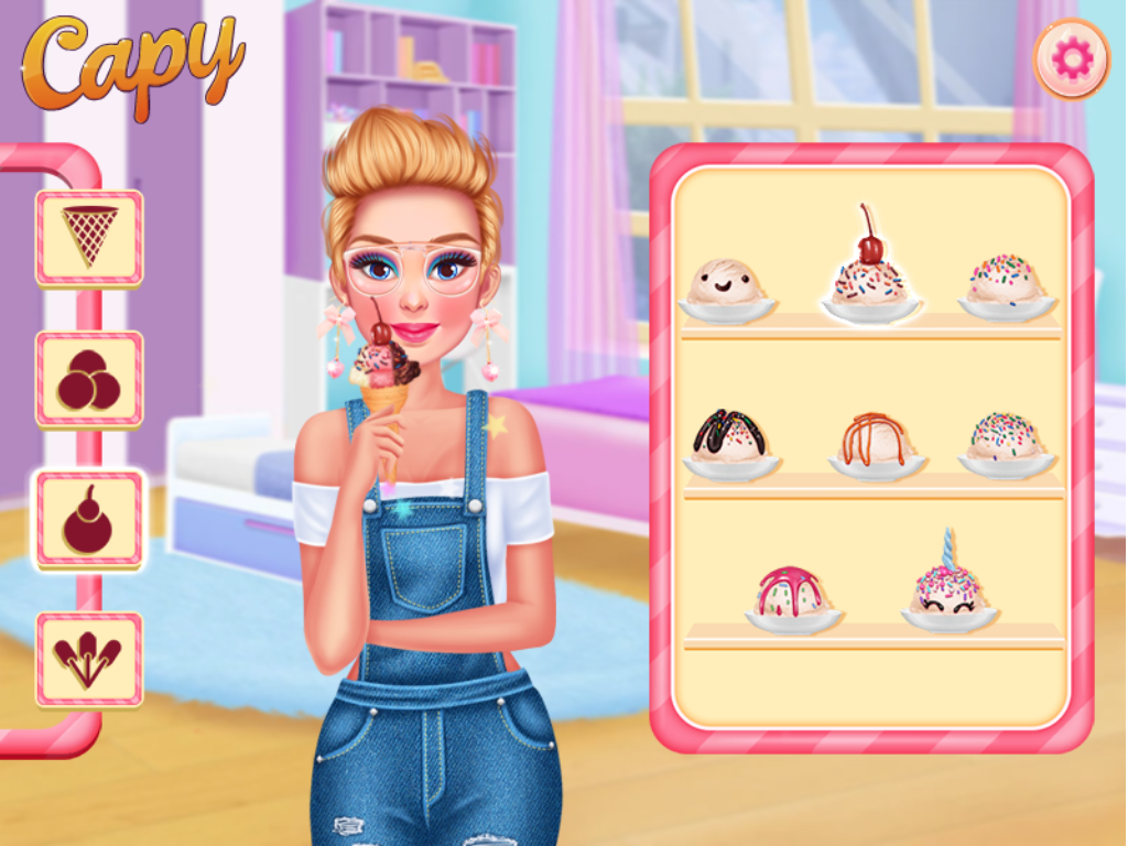 Jogo Princess We Love Ice Cream