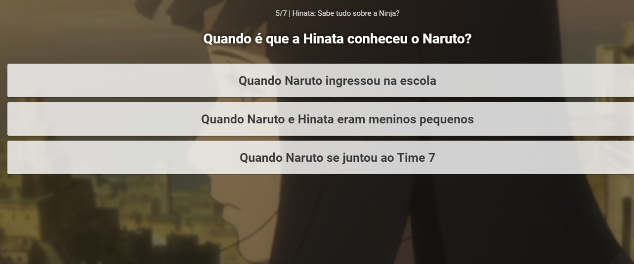 Quiz sobre Hinata