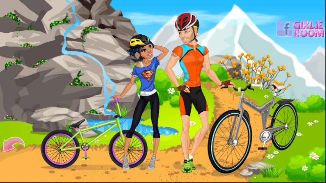 Jogo Barbie Bike Ride Dress Up